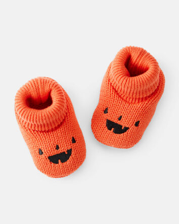 Baby Halloween Crochet Booties, 