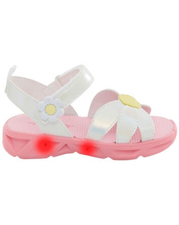 Toddler Light-Up Daisy Sandals, 