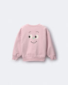 Toddler Emotions Wide-Arm Sweatshirt - Rose, image 6 of 7 slides