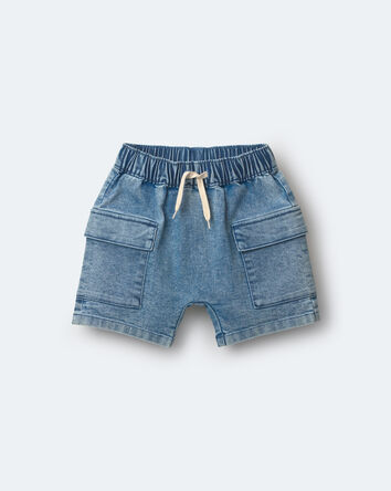 Tout-petit gar&ccedil;on - Short cargo en denim, 
