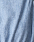 Enfant Barboteuse en chambray de coton biologique, image 3 sur 5 diapositives