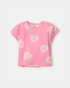 Girls Strawberry Top - Pink, image 1 of 3 slides