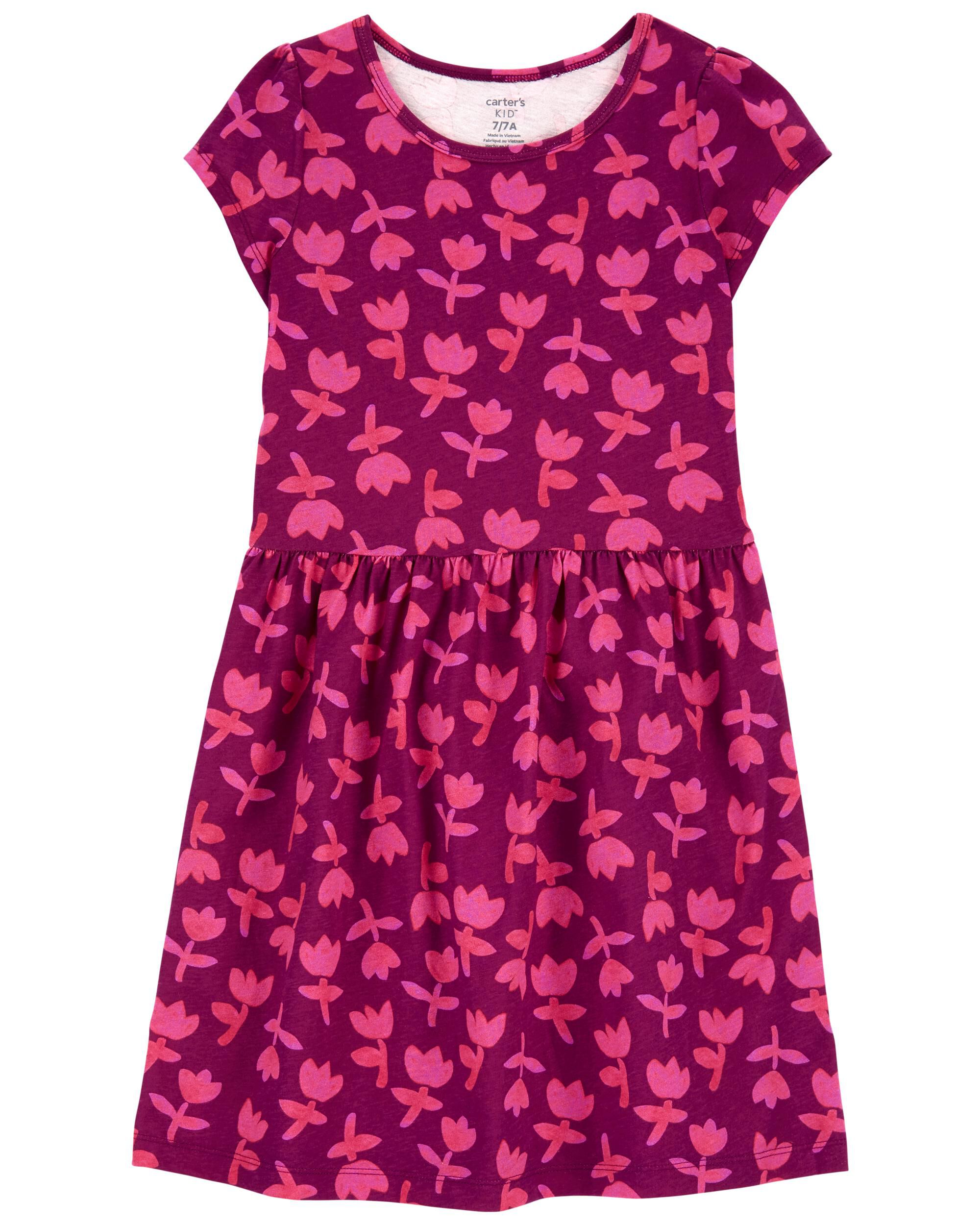 Carters pink dress discount