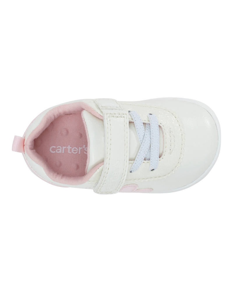  Every Step® First Walker  Flower Casual Sneakers - White, image 4 of 7 slides