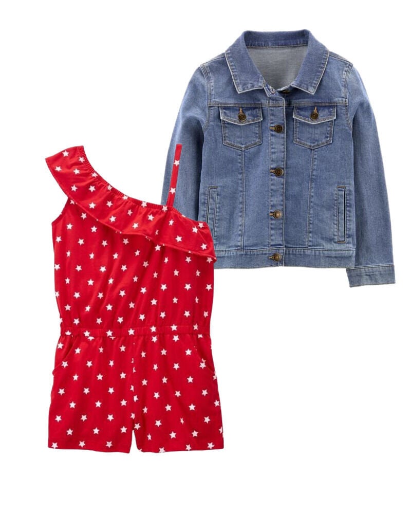Carters cheap denim romper