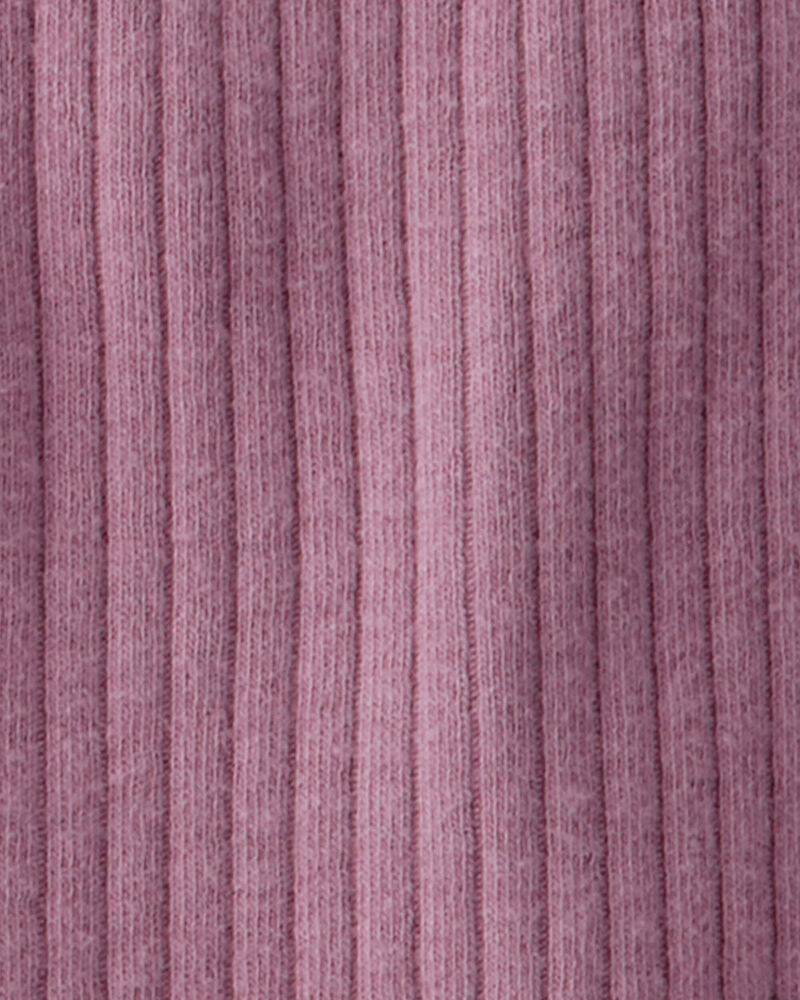 Baby Girl 2-Pack Organic Cotton Rib Leggings, image 4 of 7 slides