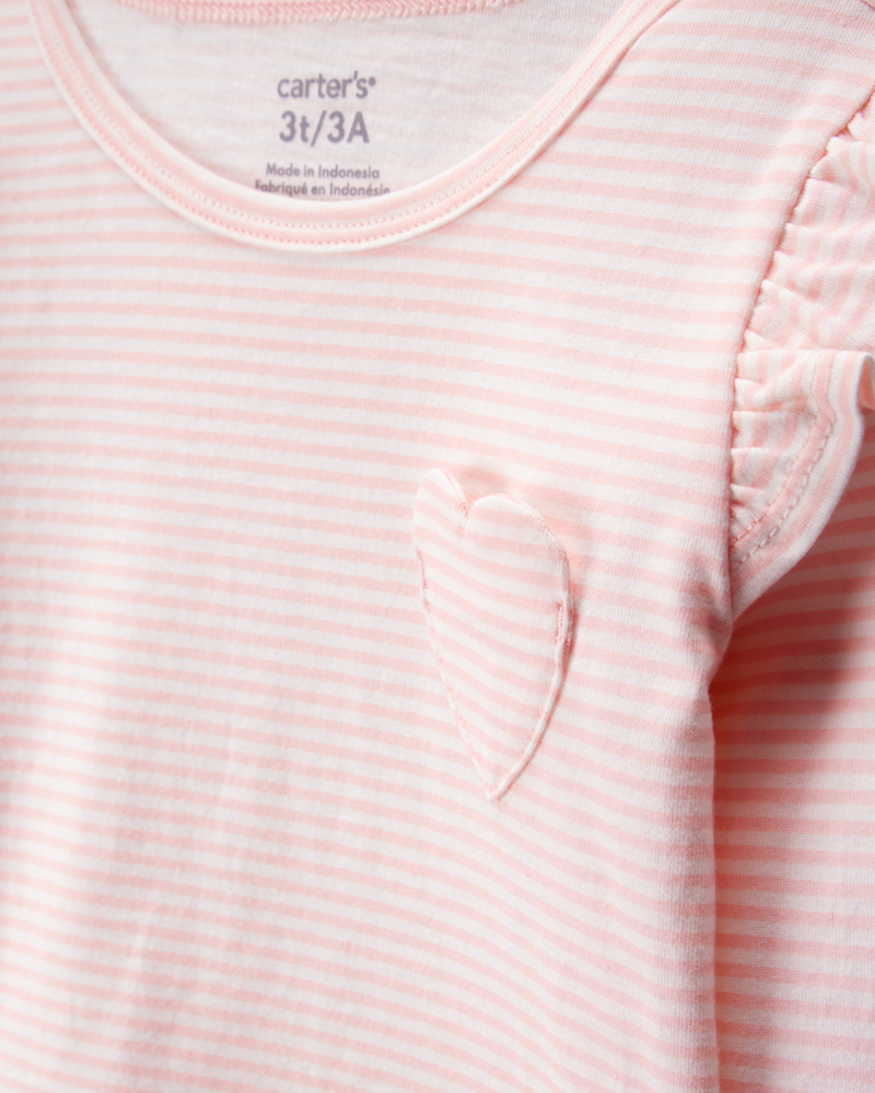 Baby 2-Piece Striped Jersey Tee & Tulle Tutu Skirt Set, image 2 of 4 slides