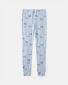 Gar&ccedil;ons - Ensemble 2 pi&egrave;ces pyjama PurelySoft &agrave; fermeture &agrave; glissi&egrave;re 2 sens, avion - Bleu, image 2 sur 5 diapositives