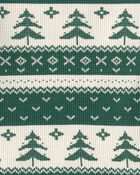 Tout-petit - Pyjama 2 pi&egrave;ces en tricot gaufr&eacute; fait avec du coton biologique &agrave; motif jacquard, image 3 sur 3 diapositives