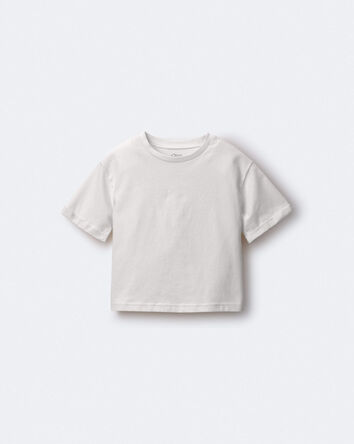 Toddler Rolled Cuff Tee - Cream, 