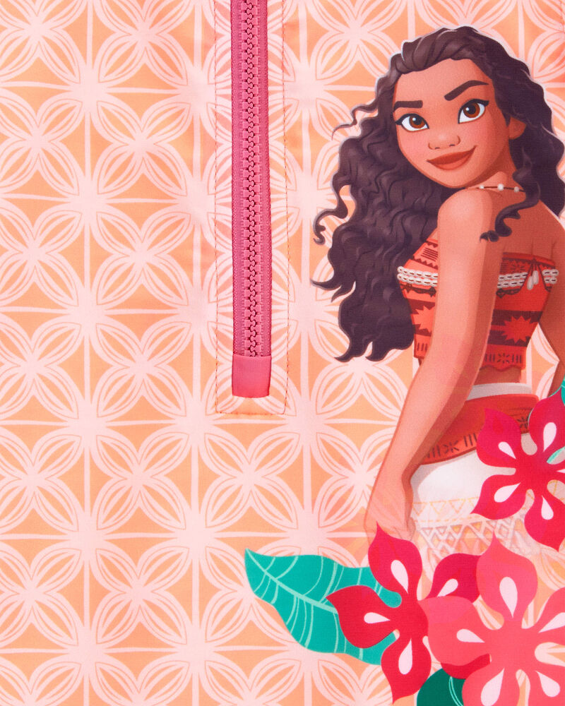 Kid Disney&copy; Moana 1-Piece Swimsuit - Orange, image 3 of 3 slides