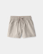 Baby Boy Twill Shorts - Light Khaki, image 1 of 4 slides