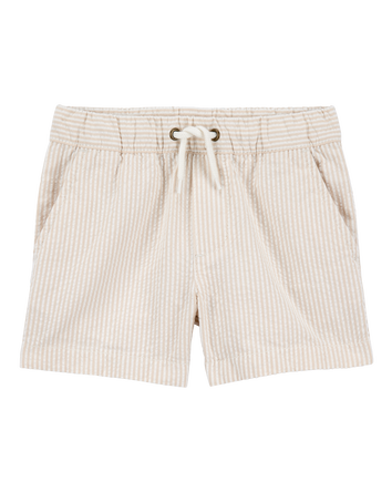 Toddler Pull-On Drawstring Shorts - Khaki, 