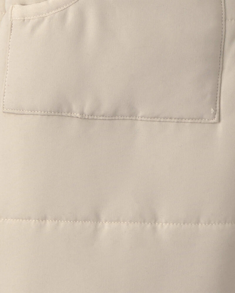 Baby Solid Quilted Pramsuit- Beige
, image 3 of 3 slides