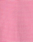 Toddler Girl 4-Piece Pets 100% Cotton Snug Fit Pyjama Set - Pink/Cream, image 2 of 4 slides