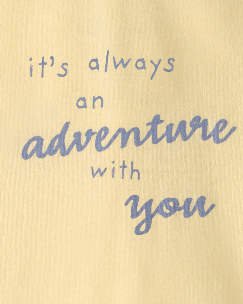 Baby Boy Disney&copy; Winnie the Pooh Embroidered Polo Bodysuit with Back Art - Yellow, image 4 of 5 slides