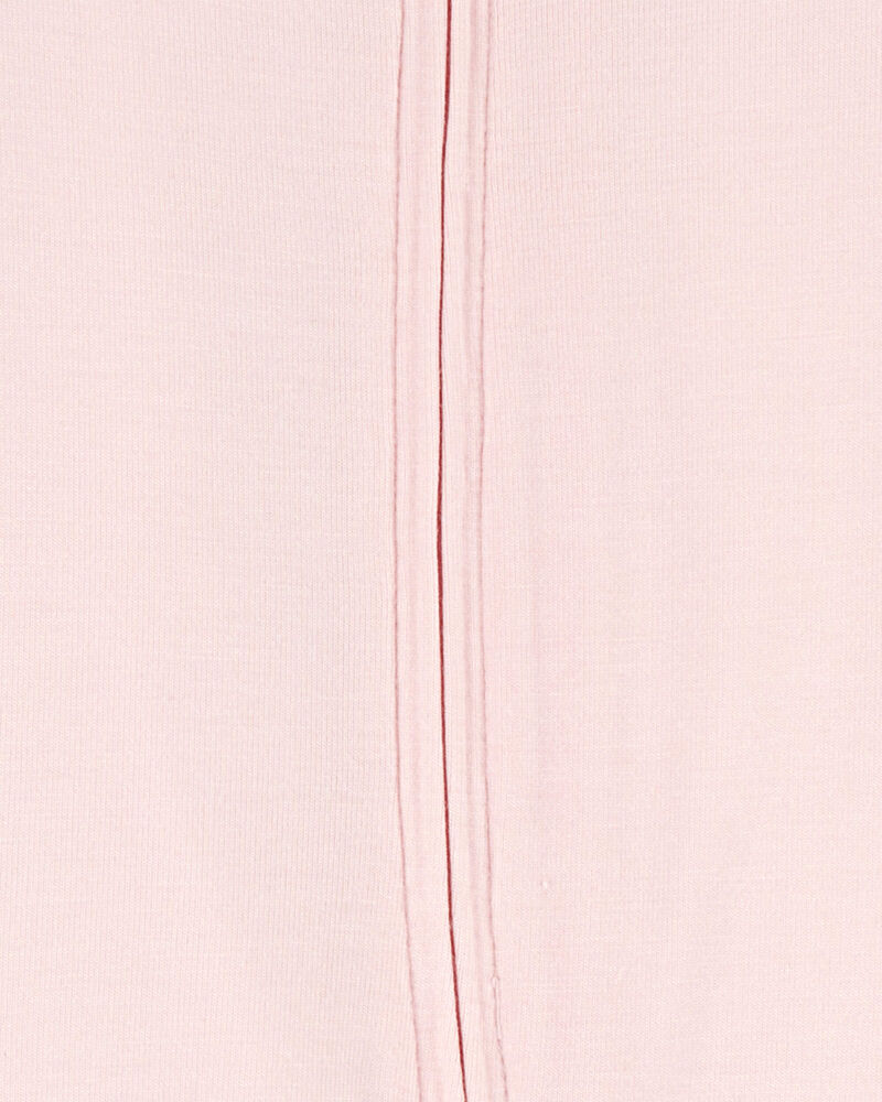 Bébé fille - Grenouillère PurelySoft à fermeture à glissière à 2 sens de couleur unie - Rose clair, image 4 sur 6 diapositives