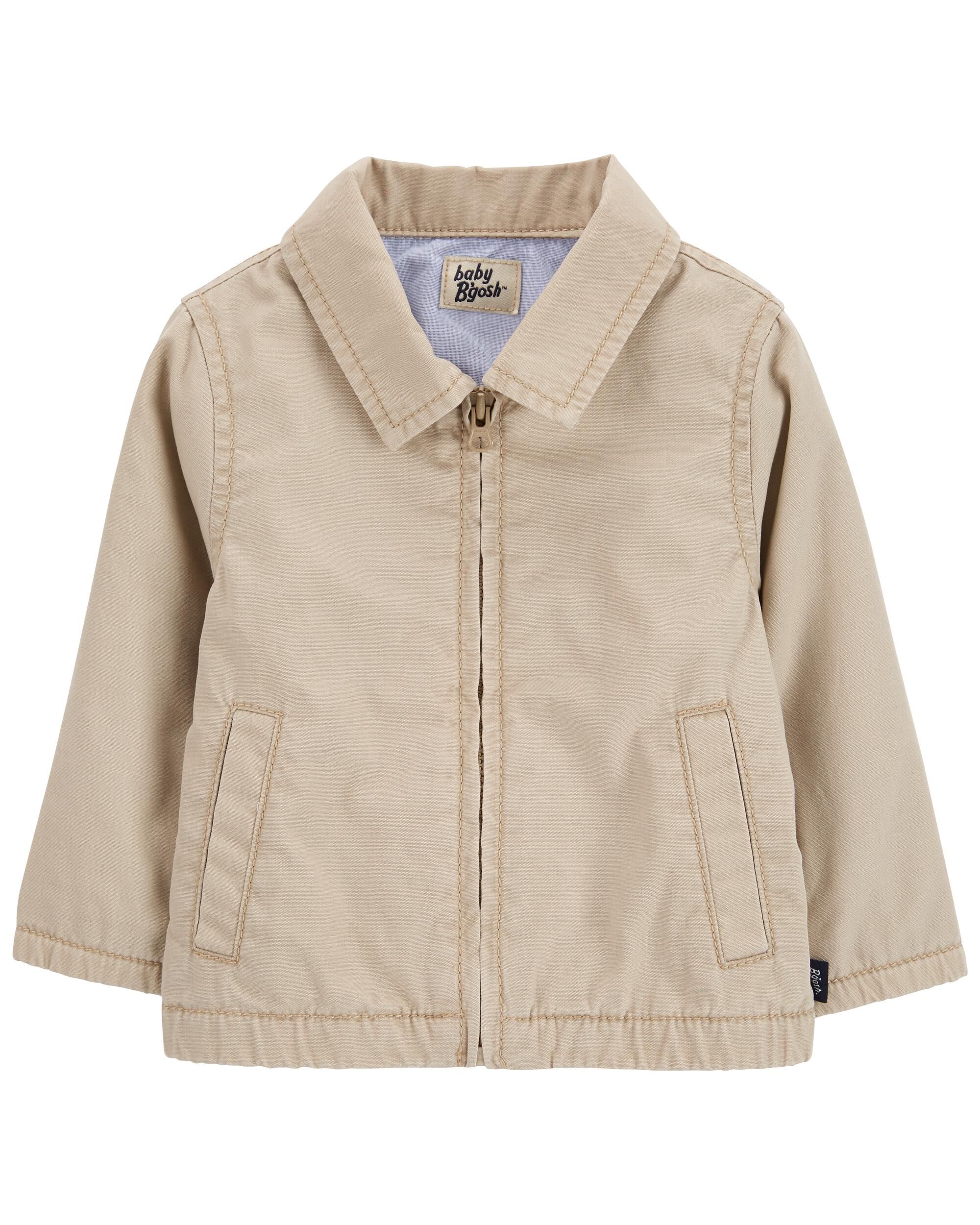 Khaki canvas jacket top
