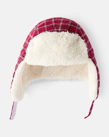 Boys Plaid Trapper Hat, 