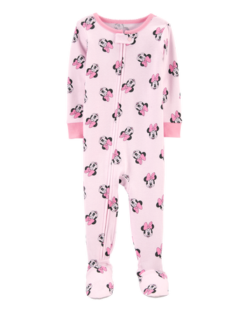Toddler 1-Piece 100% Snug Fit Cotton Footie Pyjamas, 