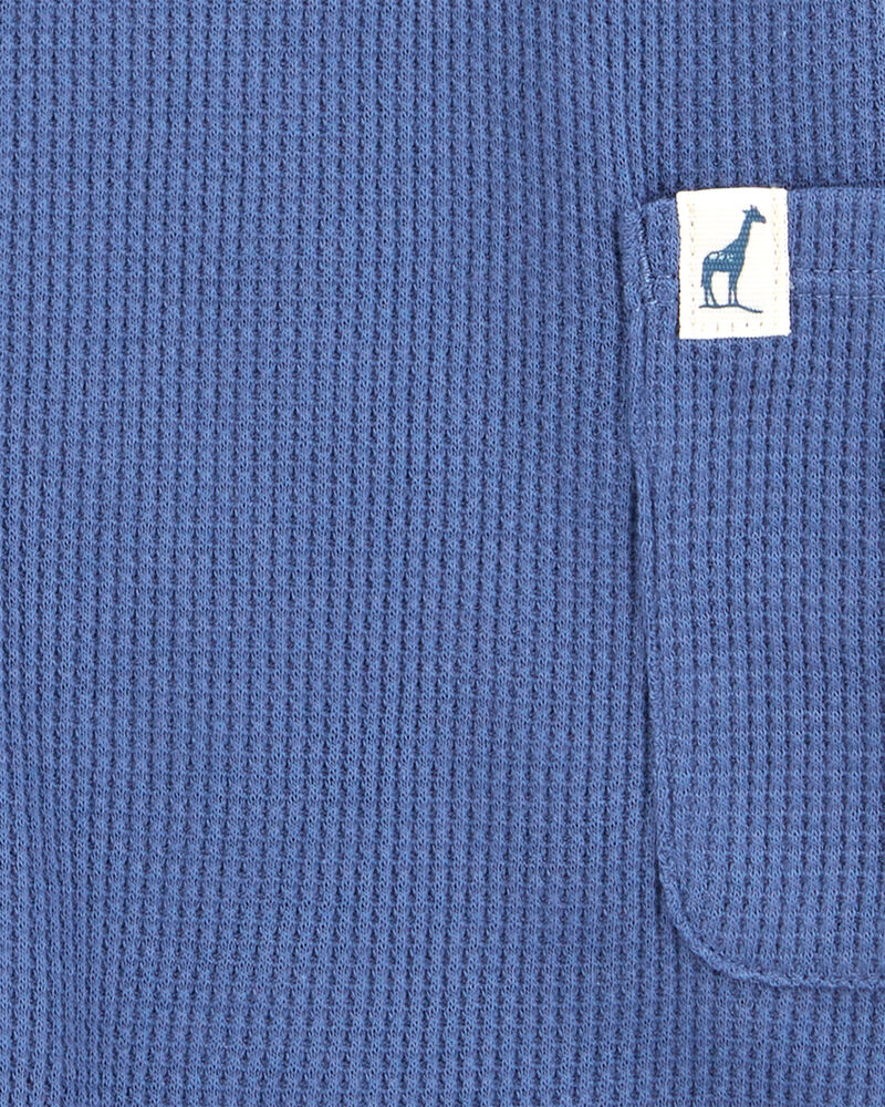 Baby Boy Short-Sleeve Romper - Navy, image 3 of 4 slides