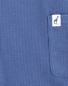 Baby Boy Short-Sleeve Romper - Navy, image 3 of 4 slides