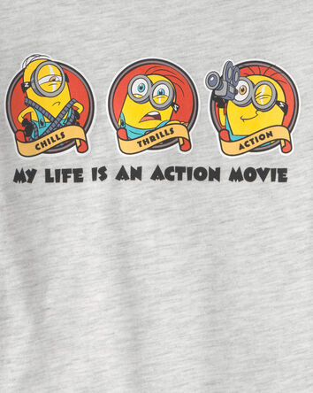 Tout-petit - T-shirt &agrave; imprim&eacute; Minions de D&eacute;testable Moi - Gris, 