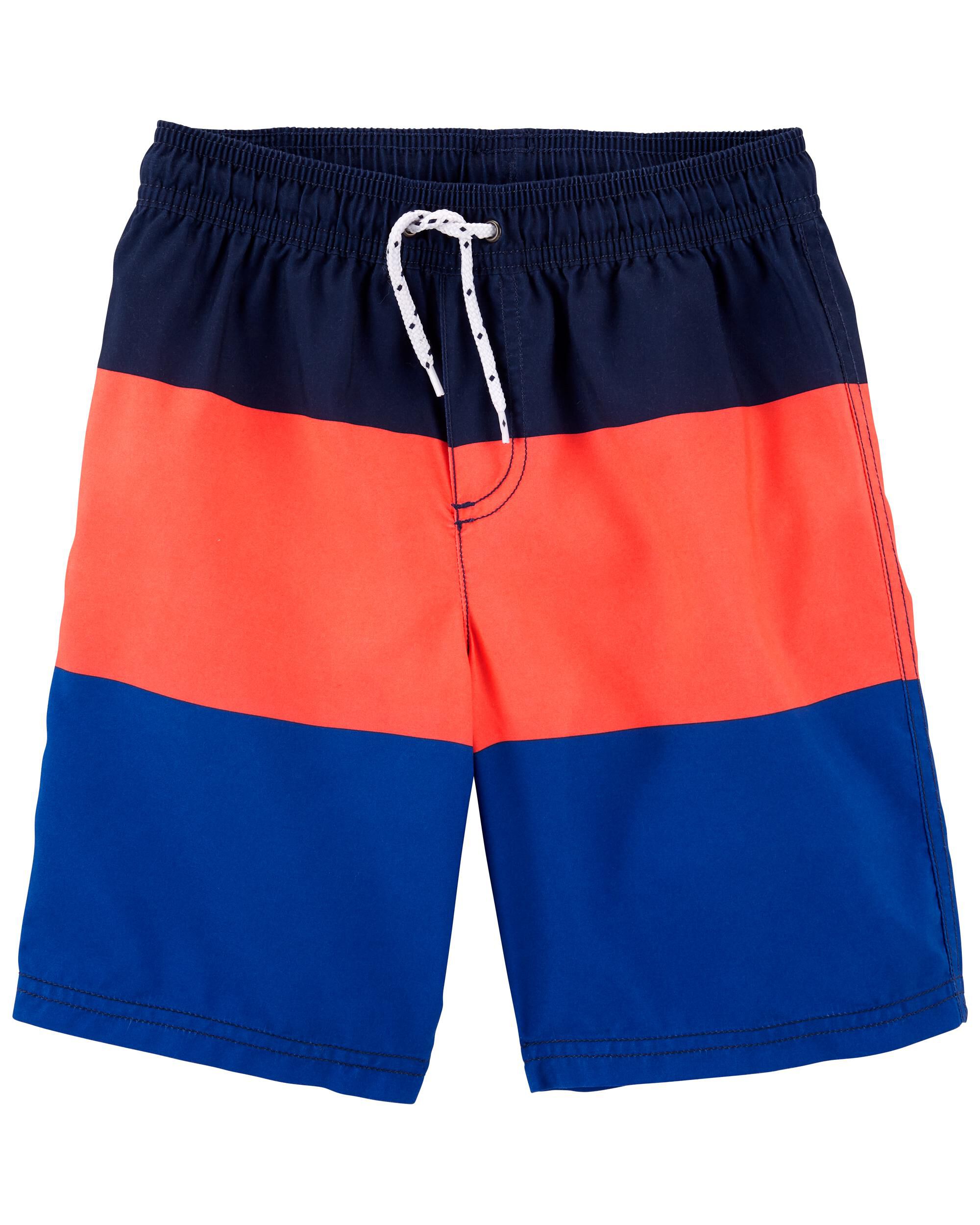 Colourblock Swim Trunks
