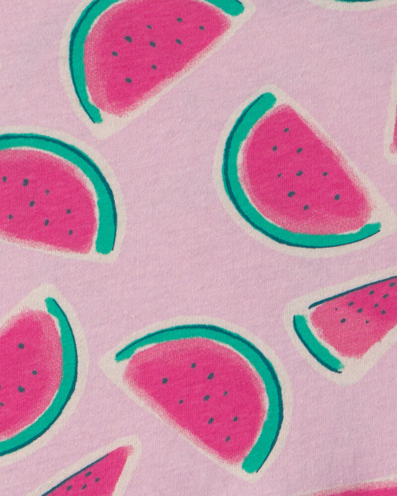 Filles - Robe sans manches en tricot &agrave; motif melon d&rsquo;eau - Rose, image 3 sur 3 diapositives