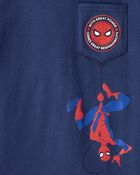 Boys Marvel™ Spider-Man Short-Sleeve Graphic Tee - Blue, image 2 of 2 slides