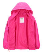 Solid Windbreaker Jacket - Pink, image 2 of 3 slides