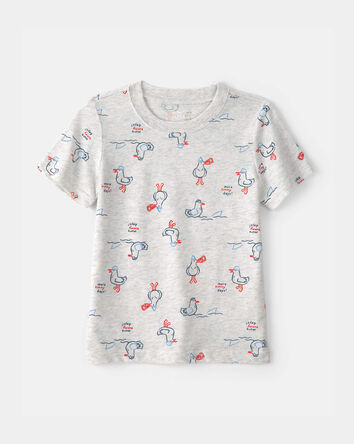 Tout-petit - T-shirt &agrave; motif de p&eacute;licans - Gris, 