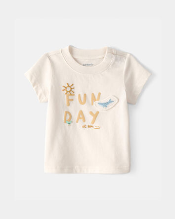 Baby 'Fun Day At Sea' Graphic Tee - Ivory, 