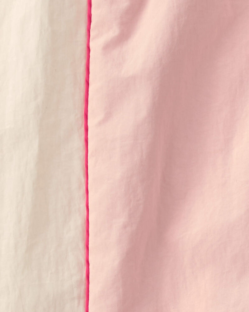 Girls Striped Drawstring Joggers - Pink, image 3 of 4 slides