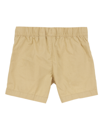 Baby Pull-On Poplin Shorts, 