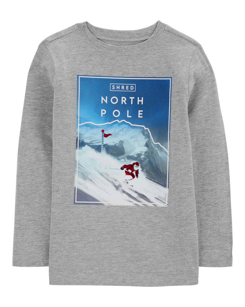 Enfant T-shirt imprimé à manches longues The North Pole, image 1 sur 3 diapositives