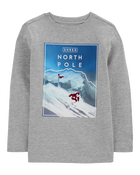 Enfant T-shirt imprimé à manches longues The North Pole, image 1 sur 3 diapositives