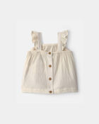 B&eacute;b&eacute; fille - Ensemble 2 pi&egrave;ces haut floral et short - Noir/ivoire, image 2 sur 3 diapositives