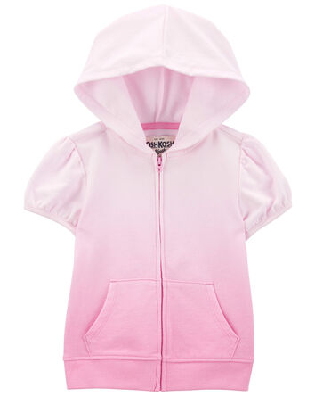 Terry Hooded Full Zip Cover-Up , 