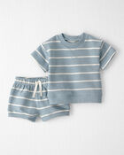 Baby 2-Piece Organic Cotton Striped Set, image 1 of 5 slides