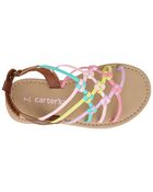 Toddler Rainbow Sandals, image 4 of 7 slides