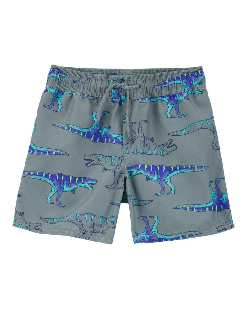 Kid 2-Piece Dinosaur Rashguard & Swim Trunk Set, image 6 of 8 slides
