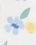 Kid Floral Loose Fit Ribbed 2-Piece Pyjamas, image 2 of 3 slides