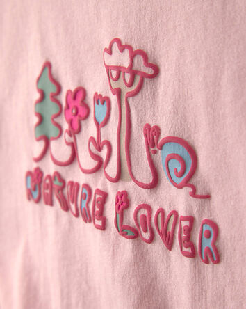 Toddler Girl 'Nature Lover' Long-Sleeve Top - Pink, 