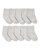Bébé 10 paires de chaussettes mi-mollet - Gris, image 1 sur 3 diapositives