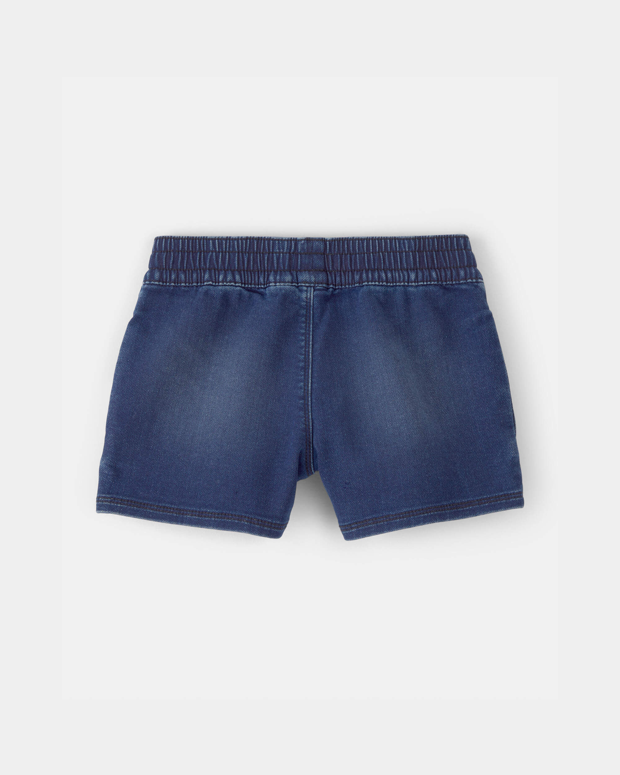 Girls Denim Drawstring Pull-On Shorts - Dark Wash | Carter's