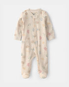 Baby Breakfast Snug Fit Sleeper - Ivory, image 1 of 4 slides