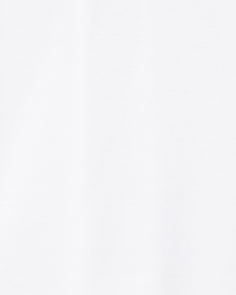 Kid Pique Long-Sleeve Polo Shirt - White, image 2 of 3 slides