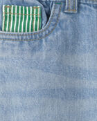 Toddler Boy Clover St. Patrick's Day Baggy Jeans - Light Wash, image 4 of 6 slides