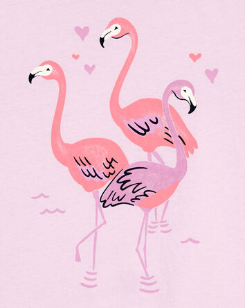 Flamingo Heart Graphic Tee, 